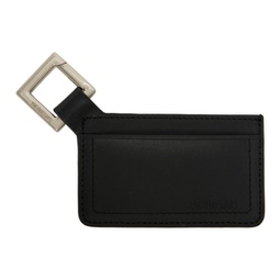 Black Le porte-cartes Cuerda Card Holder 241553M164010