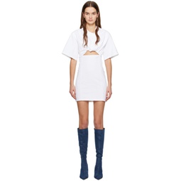 White Le Chouchou La robe t-shirt Bahia Minidress 241553F052042
