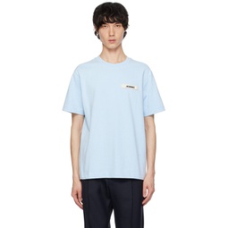 Blue Le t-shirt Gros Grain T-Shirt 241553M213008