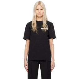 Black Les Classiques Le T-Shirt Gros Grain T-Shirt 241553F110038