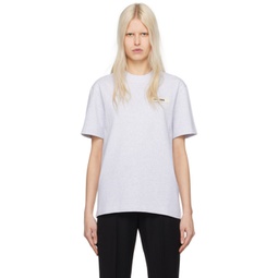 Gray Les Classiques Le T-Shirt Gros Grain T-Shirt 241553F110040