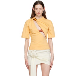 Yellow Le T-Shirt Perola T-Shirt 231553F110058