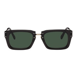 Black Le Raphia Les Lunettes Soli Sunglasses 231553M134022