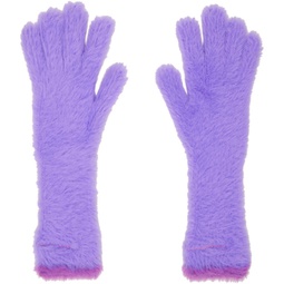 Purple Le Papier Les Gants Neve Gloves 222553F012001