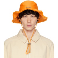 Orange Les Classiques Le bob Artichaut Hat 241553M140015