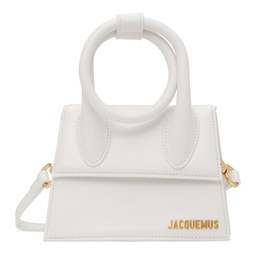 White Le Chiquito Noeud Shoulder Bag 231553F048001