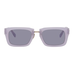 Purple Le Raphia Les Lunettes Soli Sunglasses 231553M134023