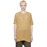 Yellow O Project Semi Sheer T Shirt 231969M213014