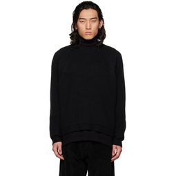 Black O Project Tennis Tail Sweater 222969M201004