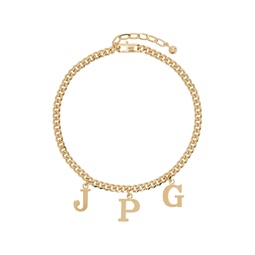 Gold The JPG Necklace 241808M145001