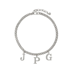 Silver The JPG Necklace 241808M145005