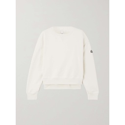 JETSET Bea appliqued organic cotton-jersey sweatshirt