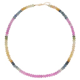 Multicolor Arizona Jumbo Light Sapphire Necklace 241141F010021