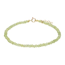 Green August Birthstone Peridot Bracelet 241141F007022