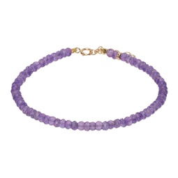 Purple February Birthstone Amethyst Bracelet 241141F007026