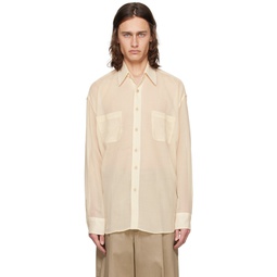 Off White Oversized Shirt 241819M192000