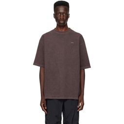 Brown Overdyed T Shirt 241819M191003