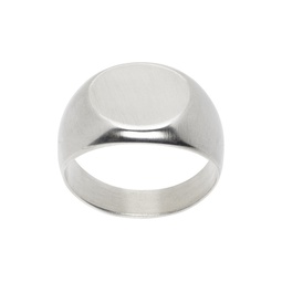Silver Classic Chevalier Ring 241249M147004