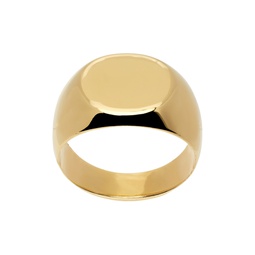 Gold Classic Chevalier Ring 241249M147009