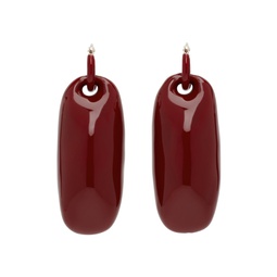 Red Standard Blocks Drop Earrings 231249M144010
