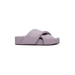 Purple Padded Slides 232249F124004