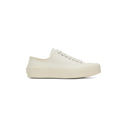 White Embossed Sneakers 232249F128003