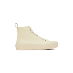 Off White High Top Sneakers 231249F127004