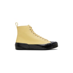Yellow High Top Sneakers 231249M236004