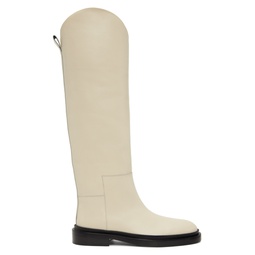 Off White Riding Tall Boots 222249F115009