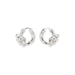 Silver Twist Earrings 241249F022025