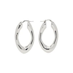 Silver Hoop Earrings 241249F022009
