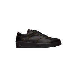 Black Lace Up Sneakers 222249M237018