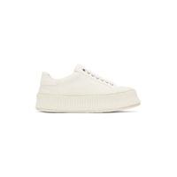 Off White Platform Sneakers 231249F128013