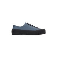 Blue Platform Sneakers 231249M237027