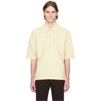 Yellow Half Zip Shirt 231249M192025