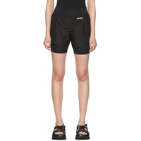 Black Nylon Sport Shorts 221249F541119