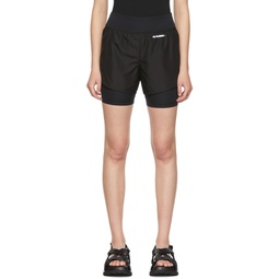 Black Nylon Sport Shorts 221249F541119