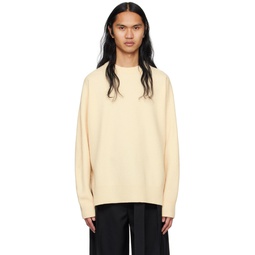Off White Oversized Sweater 241249M201010
