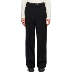 Black Creased Trousers 241249M191013