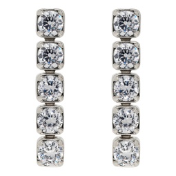 Silver Crystal Earrings 241249F022014