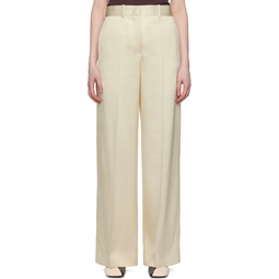 Off White Tailored Trousers 241249F087016
