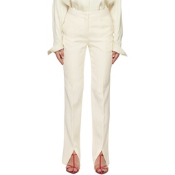 Off White Tailored Trousers 241249F087013