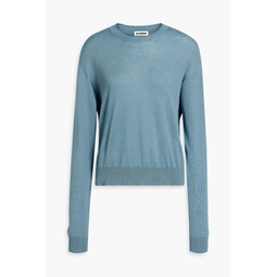 Cashmere, silk and wool-blend sweater