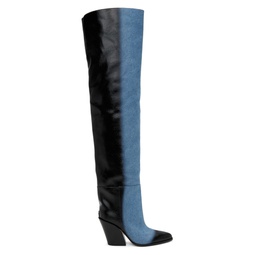 Black   Blue Maceo 85 Boots 231528F115007