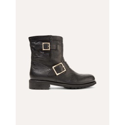 JIMMY CHOO Youth leather ankle boots