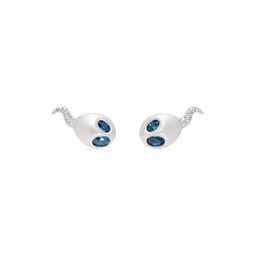 Silver Tadpole Earrings 241405F022016
