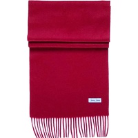 JJ Collection JennyJames Premium Pure Cashmere Scarf, 65 L x13 W, Unisex True Red