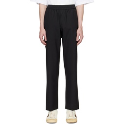 Black Easy Relaxed Trousers 222761M191014
