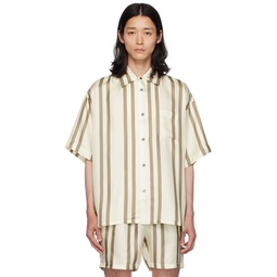 Off White Striped Shirt 232761M192007