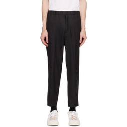 Gray Easy Trousers 231761M191001